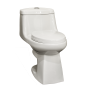 One Piece Toilet with Dual Flush 16 5/8 x 30 1/3 x 27 5/9 White 