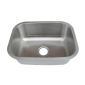 DuBeta Undermount Single Bowl Kitchen Sink Stainless Steel 23" x 18" x 9" Deep