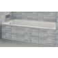 Alcove Style Bathtub Fiberglass/Acrylic 30" x 60" x 19" Deep Left Hand White 