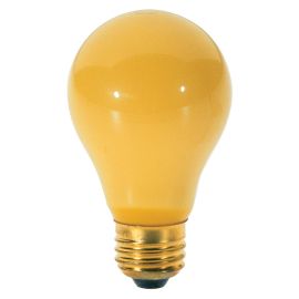 Yellow Bug Light Bulb 100W 130V 2/Pk